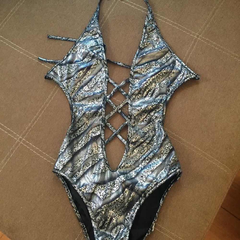 iHeartRaves Sparkly Bodysuit